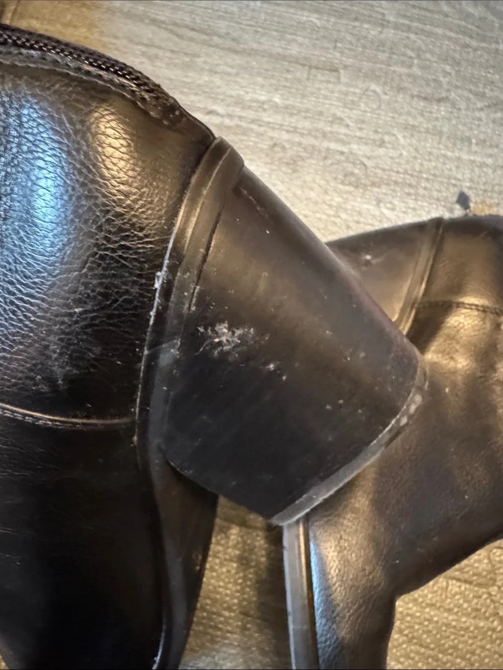 Michael By Michael Shannon Aubrey Heel Pointed Toe Boot Black Shoe Size 9
